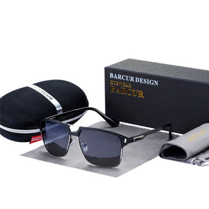 BARCUR Black High Quality HD Polarized Sunglasses