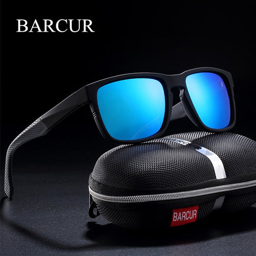 BARCUR Matte Black Sunglasses