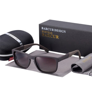BARCUR Matte Black Sunglasses