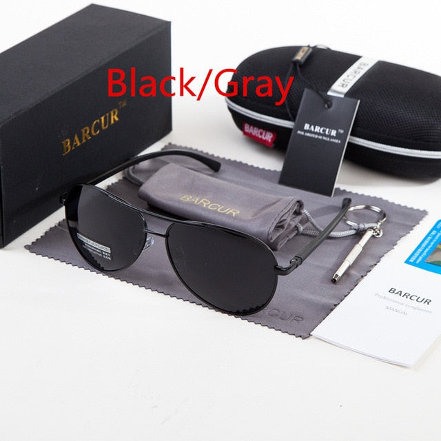 BARCUR Eyewear Accessories Men Sunglasses