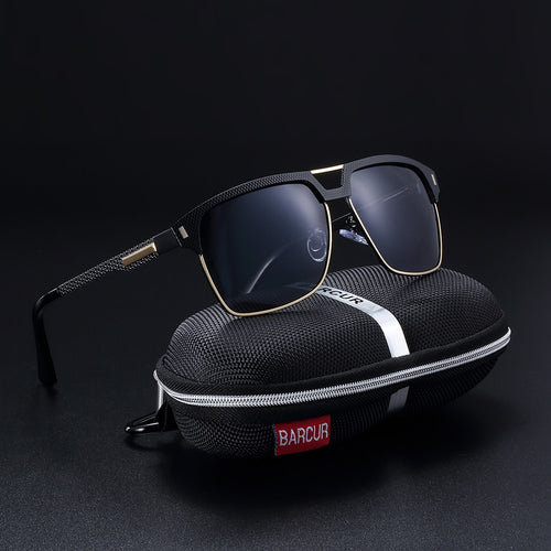 BARCUR Black High Quality HD Polarized Sunglasses