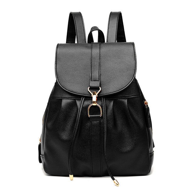 Fashion High Quality PU Leather Bagpacks