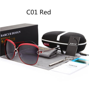 BARCUR Polarized Ladies Sunglasses Women Gradient Lens Women Sun glasses