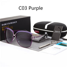 Load image into Gallery viewer, BARCUR Polarized Ladies Sunglasses Women Gradient Lens Women Sun glasses