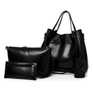 New 4pcs/set Women Fashion Shoulder Bag