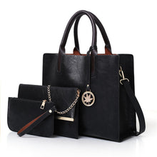 Load image into Gallery viewer, New Women PU Leather Handbag  3Pcs/Set