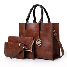 Load image into Gallery viewer, New Women PU Leather Handbag  3Pcs/Set