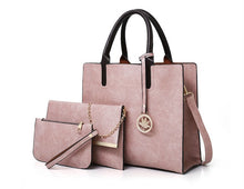 Load image into Gallery viewer, New Women PU Leather Handbag  3Pcs/Set