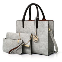 Load image into Gallery viewer, New Women PU Leather Handbag  3Pcs/Set