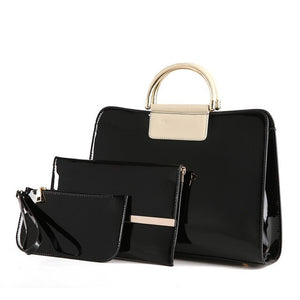 3 Pcs/Set PU Leather Composite Bags