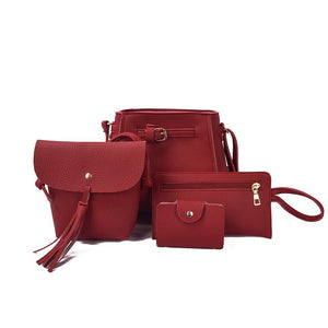 Women Bag 4pcs/set Composite Bags