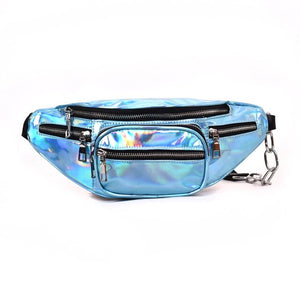 Women Waist Bags Rainbow Transparent