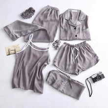 Load image into Gallery viewer, 4pcs pajamas sets  Sleep Women Night Clothes Ladies Pajamas Pijamas Women 549