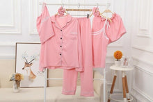 Load image into Gallery viewer, 4pcs pajamas sets  Sleep Women Night Clothes Ladies Pajamas Pijamas Women 549