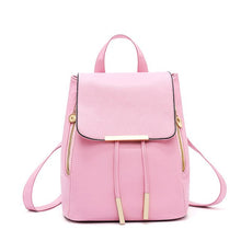 Load image into Gallery viewer, New Women Backpack PU Leather Small School Bagpack