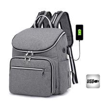 Load image into Gallery viewer, Baby Travel Backpack Brand Diaper Bag