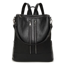 Load image into Gallery viewer, Brand Preppy Style Leather School Backpack Bag