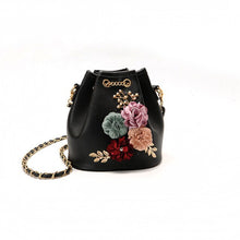 Load image into Gallery viewer, Women Handbag PU Leather Bucket Shoulder Bag