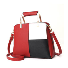 Load image into Gallery viewer, Patchwork PU Leather Handbags