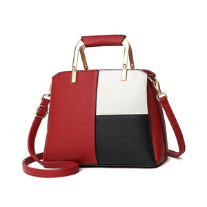 Patchwork PU Leather Handbags