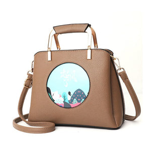 Patchwork PU Leather Handbags