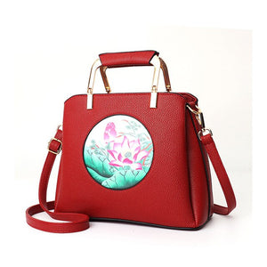 Patchwork PU Leather Handbags